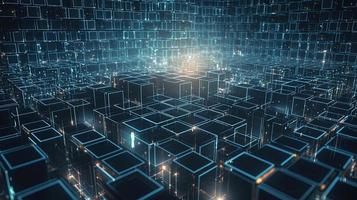 Futuristic technological background3D rendering,3D rendering of abstract technology concept. Futuristic cyberspace background,Abstract 3d rendering of data processing. Futuristic technol photo