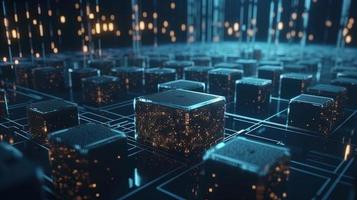 Futuristic technological background3D rendering,3D rendering of abstract technology concept. Futuristic cyberspace background,Abstract 3d rendering of data processing. Futuristic technol photo