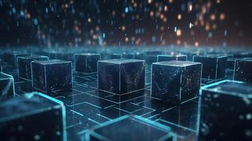 Futuristic technological background3D rendering,3D rendering of abstract technology concept. Futuristic cyberspace background,Abstract 3d rendering of data processing. Futuristic technol photo