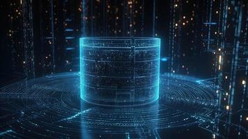 Futuristic technological background3D rendering,3D rendering of abstract technology concept. Futuristic cyberspace background,Abstract 3d rendering of data processing. Futuristic technol photo