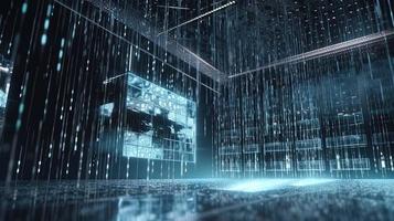 Futuristic technological background3D rendering,3D rendering of abstract technology concept. Futuristic cyberspace background,Abstract 3d rendering of data processing. Futuristic technol photo