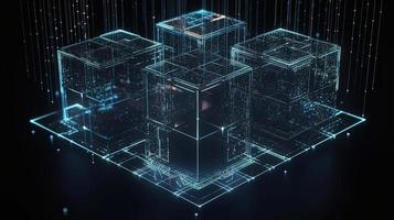 Futuristic technological background3D rendering,3D rendering of abstract technology concept. Futuristic cyberspace background,Abstract 3d rendering of data processing. Futuristic technol photo