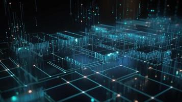 Futuristic technological background3D rendering,3D rendering of abstract technology concept. Futuristic cyberspace background,Abstract 3d rendering of data processing. Futuristic technol photo