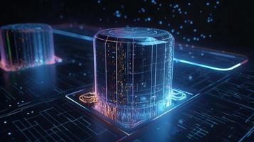 Futuristic technological background3D rendering,3D rendering of abstract technology concept. Futuristic cyberspace background,Abstract 3d rendering of data processing. Futuristic technol photo