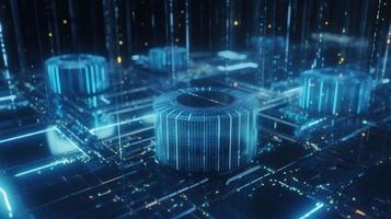 Futuristic technological background3D rendering,3D rendering of abstract technology concept. Futuristic cyberspace background,Abstract 3d rendering of data processing. Futuristic technol photo