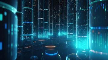 Futuristic technological background3D rendering,3D rendering of abstract technology concept. Futuristic cyberspace background,Abstract 3d rendering of data processing. Futuristic technol photo