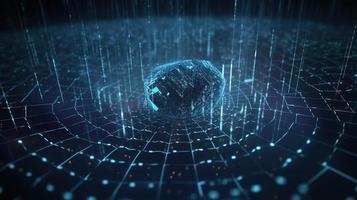 Futuristic technological background3D rendering,3D rendering of abstract technology concept. Futuristic cyberspace background,Abstract 3d rendering of data processing. Futuristic technol photo