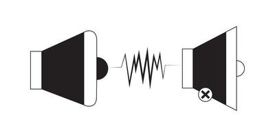 Abstract Vector Sound Icon Design Template