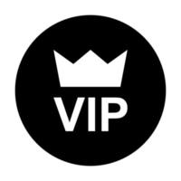 vector de icono vip para diseño gráfico, logotipo, sitio web, medios sociales, aplicación móvil, ui