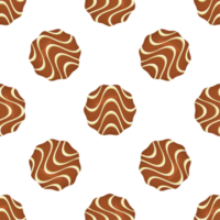 Pattern homemade cookie different taste in pastry biscuit png