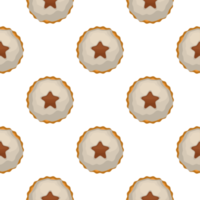 Pattern homemade cookie different taste in pastry biscuit png