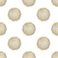 Pattern homemade cookie different taste in pastry biscuit png