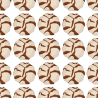 Pattern homemade cookie different taste in pastry biscuit png