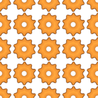 Pattern homemade cookie different taste in pastry biscuit png