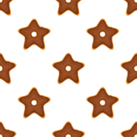 Pattern homemade cookie different taste in pastry biscuit png