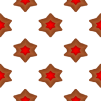 Pattern homemade cookie different taste in pastry biscuit png