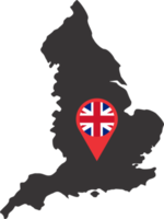 Angleterre épingle carte emplacement png