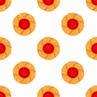 Pattern homemade cookie different taste in pastry biscuit png