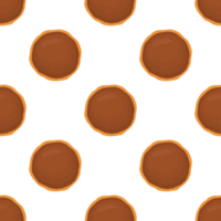 Pattern homemade cookie different taste in pastry biscuit png