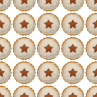 Pattern homemade cookie different taste in pastry biscuit png