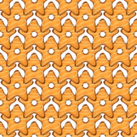 Pattern homemade cookie different taste in pastry biscuit png