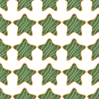 Pattern homemade cookie different taste in pastry biscuit png