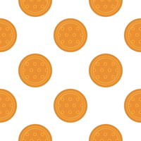 Pattern homemade cookie different taste in pastry biscuit png