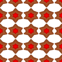 Pattern homemade cookie different taste in pastry biscuit png