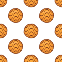 Pattern homemade cookie different taste in pastry biscuit png