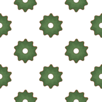 Pattern homemade cookie different taste in pastry biscuit png