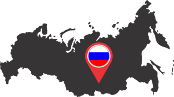 Rússia PIN mapa localização png