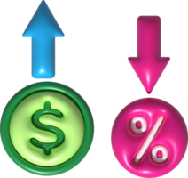 illustratie 3d ik icoon symbool inkomen belasting uitgaven png