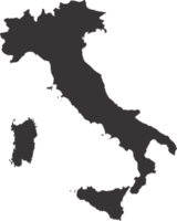 Italie épingle carte emplacement png