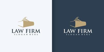 Law Education Logo Template Design Vector collection