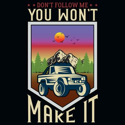 Mountain adventure graphics tshirt design