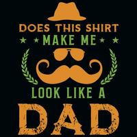 Farmer dad tshirt design vector