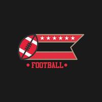 Football championship logo vector illustration design