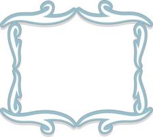 Frame Photo blue vector