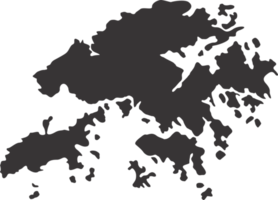 hong kong perno carta geografica Posizione png