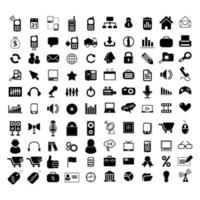 collection of various icon vector designs