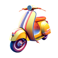 Yellow Scooter old png