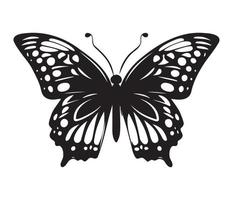 butterfly icon. Simple illustration of big butterfly vector icon