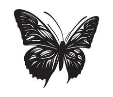 butterfly icon. Simple illustration of big butterfly vector icon