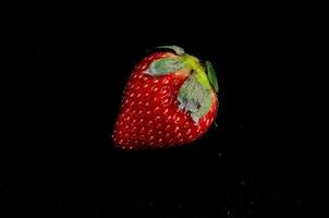 Background with a strawberry photo