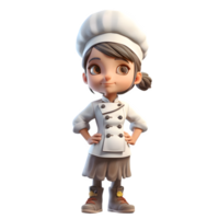 amical et approchable chef femmes accueillant et digne de confiance personnages pour cuisine vidéos et spectacles png transparent Contexte