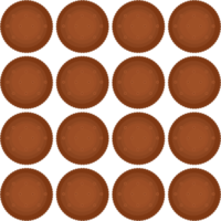 Pattern homemade cookie different taste in pastry biscuit png