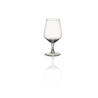 chiaro bicchiere vaso vuoto con tagliare su isolato su sfondo trasparente png