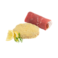 jamón Bolonia y tocino con cortar fuera aislado en antecedentes transparente png