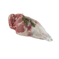 fresco carne de porco junta com cortar Fora isolado em fundo transparente png