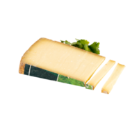 fromage avec coriandre Couper en dehors isolé sur Contexte transparent png